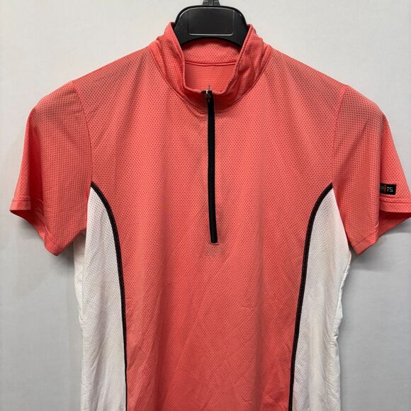 Kerrits Women Short Sleeve Equestrian Horse Riding Shirt Top Size Large C025 -11 - Picture 9 of 15